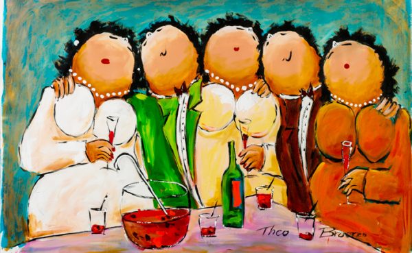 Dikke Dames Paintings by Theo Broeren @ Casa de los Sentidos - Javea - Cocktail Feestje