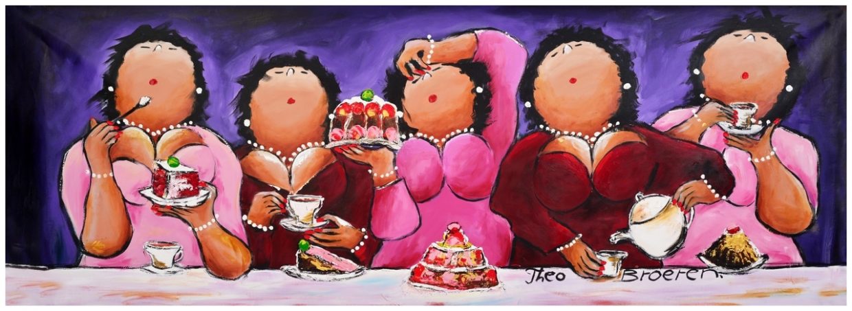 Dikke Dames Paintings by Theo Broeren @ Casa de los Sentidos - Javea - Lekkere Desserts