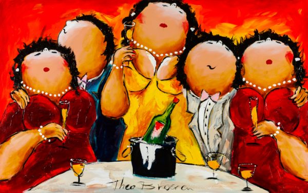 Dikke Dames Paintings by Theo Broeren @ Casa de los Sentidos - Javea - Spain - Cosy a Table