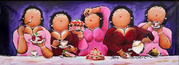 Dikke Dames Paintings by Theo Broeren @ Casa de los Sentidos - Javea - Spain - Lekkere Desserts